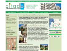 Tablet Screenshot of constantia-apartments.co.za